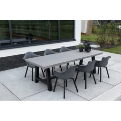 Tuintafel Toro - Betonlook - 250x100cm -Buitentuinwinkel tuintafel toro betonlook 250x100cm 3