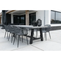 Tuintafel Toro - Betonlook - 250x100cm -Buitentuinwinkel tuintafel toro betonlook 250x100cm 4