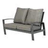 Valencia Lounge 2-zitsbank - Charcoal