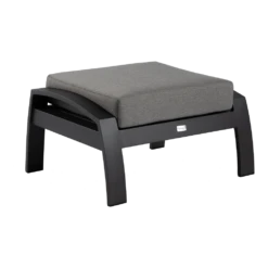Valencia Lounge Voetenbank - Charcoal