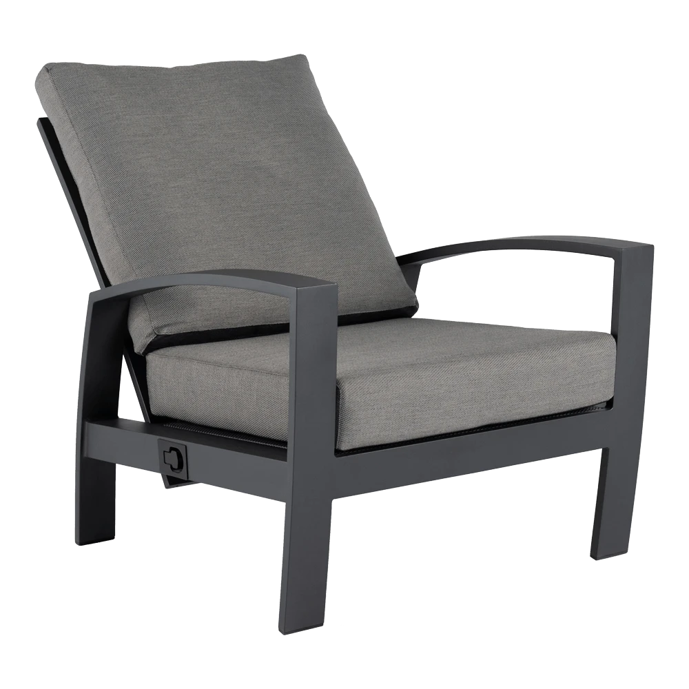 Valencia Loungestoel - Charcoal Valencia Loungestoel - Charcoal -Buitentuinwinkel valencia loungestoel charcoal 2 1