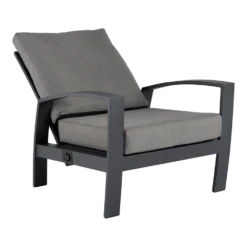 Valencia Loungestoel - Charcoal 2 Valencia Loungestoel - Charcoal -Buitentuinwinkel valencia loungestoel charcoal 3 1