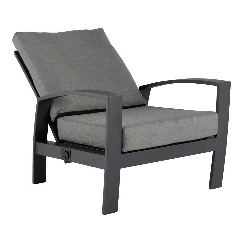 Valencia Loungestoel - Charcoal Valencia Loungestoel - Charcoal -Buitentuinwinkel valencia loungestoel charcoal 3 1
