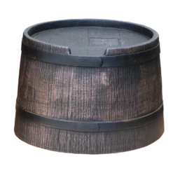 Roto Voet Voor Regenton 42x42x22cm - Bruin