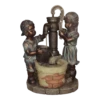 Waterornament Kinderen Aan Pomp - 61,2cmcm Hoog - Polystone